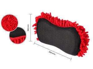 Houba na mytí auta CAR DETAILING WASH 1, 24 x 12,5 x 6cm, černo-červená