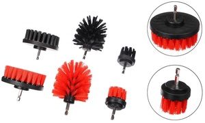 Sada kartáčů na vrtačku pro čištění auta CAR DETAILING DRILL BRUSH 6, 6ks