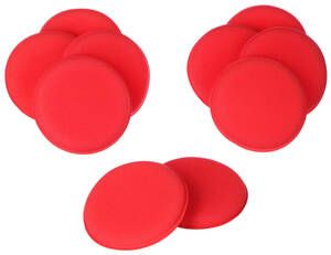 Sada leštících polštářků na vosk auta CAR DETAILING WAX PAD 10, 10ks
