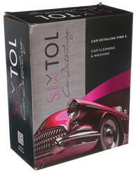 Multifunkční sada nástrojů pro čištění a mytí auta CAR DETAILING PINK 9, 9ks