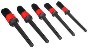 Sada měkkých precizních štětců pro čištění auta CAR DETAILING BRUSH 5 SOFT, 5ks