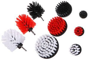 Sada kartáčů na vrtačku pro čištění auta CAR DETAILING DRILL BRUSH 9, 9ks