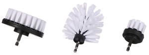 Sada kartáčů na vrtačku pro čištění auta CAR DETAILING DRILL BRUSH 3 SOFT, 3ks