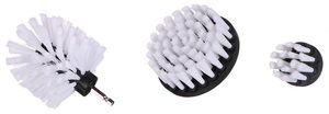 Sada kartáčů na vrtačku pro čištění auta CAR DETAILING DRILL BRUSH 3 SOFT, 3ks