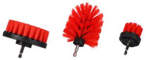 Sada kartáčů na vrtačku pro čištění auta CAR DETAILING DRILL BRUSH 3 MEDIUM, 3ks