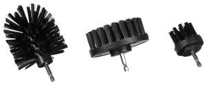 Sada kartáčů na vrtačku pro čištění auta CAR DETAILING DRILL BRUSH 3 HARD, 3ks