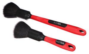 Sada precizních štětců pro čištění auta s ergo rukojetí CAR DETAILING BRUSH 2 PRO, 2ks