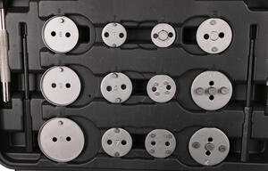 Stlačovák brzdových pístů MECHANIC BRAKE SET BLACK 35, sada 35ks