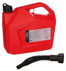 Kanystr plastový MECHANIC FUEL CANISTER RED 5L, červený