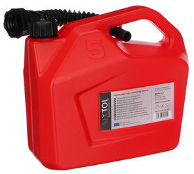 Kanystr plastový MECHANIC FUEL CANISTER RED 5L, červený