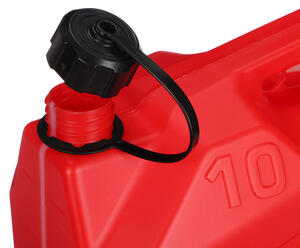 Kanystr plastový MECHANIC FUEL CANISTER RED 10L, červený