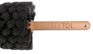 Kulatý kartáč pro čištění těla jízdního kola nebo motorky CAR DETAILING WOOD BRUSH 1