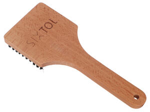 Plochý kartáč pro čištění pláště pneu jízdního kola CAR DETAILING WOOD BRUSH 4