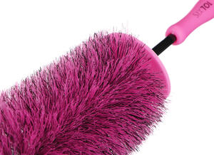 Kartáč na čištění ráfků kol auta CAR DETAILING TIRE BRUSH PINK