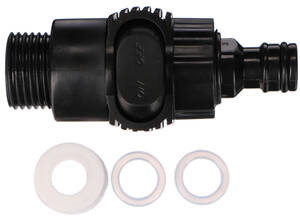 Průtokový kartáč na mytí auta se dvěma nástavci CAR DETAILING WASH BRUSH SET 1, 160cm