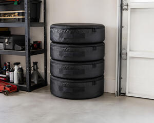 Sada obalů na pneumatiky CAR TIRE COVER PRO L, 15"–16", 4 ks
