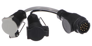 Kabelová redukce zástrčky tažného zařízení TRAILER CABLE 6, ze 13pin na 7pin N+S, 35cm