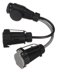 Kabelová redukce zástrčky tažného zařízení TRAILER CABLE 6, ze 13pin na 7pin N+S, 35cm