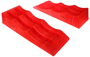 Nájezdové rampy pro auto MECHANIC CAR RAMP 5T, 2ks, červená