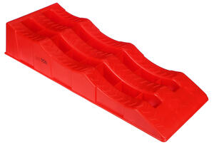 Nájezdové rampy pro auto MECHANIC CAR RAMP 5T, 2ks, červená