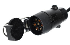 Prodlužovací 7pin kabel - závěsná zásuvka+zástrčka TRAILER CABLE 7, 12V, 5m