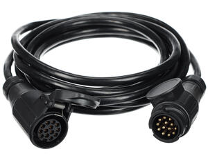 Prodlužovací 13pin kabel - závěsná zásuvka+zástrčka TRAILER CABLE 8, 12V, 5m