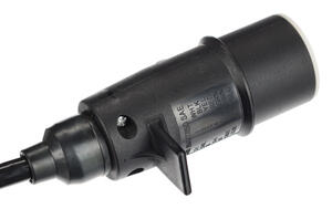 Propojovací spirálový kabel 7pin typ S TRAILER CABLE 10, plastová zástrčka, 24V, 3,5m