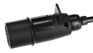 Propojovací spirálový kabel 7pin typ N TRAILER CABLE 11, plastová zástrčka, 24V, 3,5m