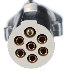 Propojovací spirálový kabel 7pin typ S TRAILER CABLE 12, kovová zástrčka, 24V, 3,5m