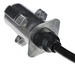 Propojovací spirálový kabel 7pin typ S TRAILER CABLE 12, kovová zástrčka, 24V, 3,5m