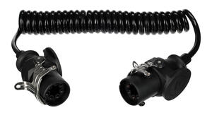 Propojovací spirálový EBS kabel 7pin TRAILER CABLE 14, 24V, 3,5m