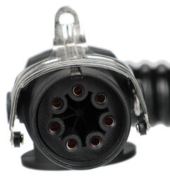 Propojovací spirálový EBS kabel 7pin TRAILER CABLE 14, 24V, 3,5m
