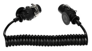 Propojovací spirálový EBS kabel 7pin TRAILER CABLE 14, 24V, 3,5m