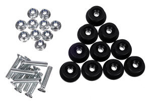 Sada háčků se šroubky pro upevnění sítě/plachty k vozíku TRAILER HOOK SET 2, 10 ks