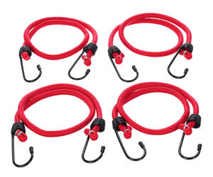 Gumové upínací popruhy/gumicuky CARGO CORD BASIC 60, 60cm, 4ks