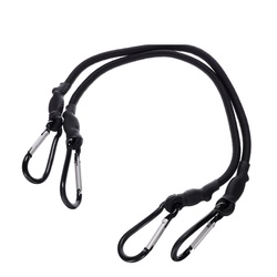 Gumové upínací popruhy/gumicuky CARGO CORD CARABINER 50, 50cm, 2ks