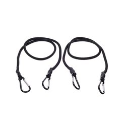 Gumové upínací popruhy/gumicuky CARGO CORD CARABINER 100, 100cm, 2ks