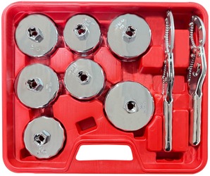 Sada kalíškových klíčů na olejové filtry MECHANIC OIL WRENCH 16, 16 ks