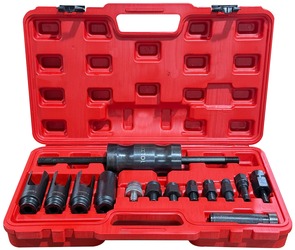 Sada na demontáž vstřikovačů s rázovým kluzným kladivem MECHANIC PULLER SET 1, 14 ks