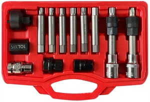 Sada na demontáž řemenice MECHANIC PULLEY SET 1, 13 ks