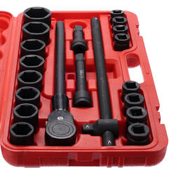 Sada nástrčných hlavic s ráčnou MECHANIC WRENCH SET 2, heavy-duty, 21 ks