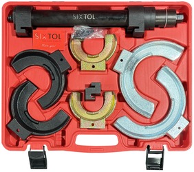 Sada stahováku pružin tlumičů s vyměnitelnými vidlicemi MECHANIC SPRING SET 5