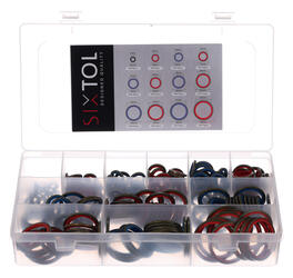 Sada hydraulických těsnění s gumovým límcem MECHANIC RING SET 4, 245 ks