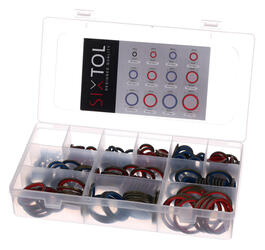 Sada hydraulických těsnění s gumovým límcem MECHANIC RING SET 4, 245 ks