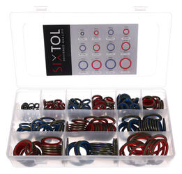 Sada hydraulických těsnění s gumovým límcem MECHANIC RING SET 4, 245 ks