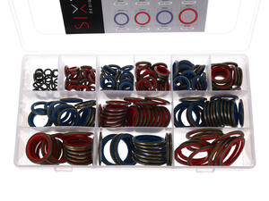 Sada hydraulických těsnění s gumovým límcem MECHANIC RING SET 4, 245 ks
