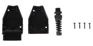 Zástrčka OBD-II s 16 piny pro montáž vlastního kabelu MECHANIC CABLE 29, černá