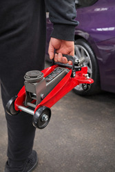 Pojízdný hydraulický zvedák 2t nízkoprofilový SX Jack MINI 2T