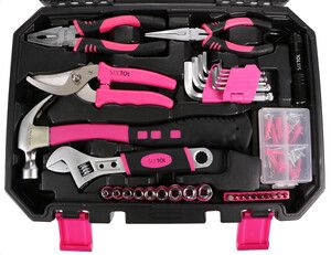 Sada nářadí HOME PINK 128
