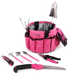 Sada zahradního nářadí GARDEN PINK 10 - Bez krabice